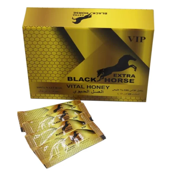 miel de malasia Black Horse Extra | Caja de 48 sobres de 10gr